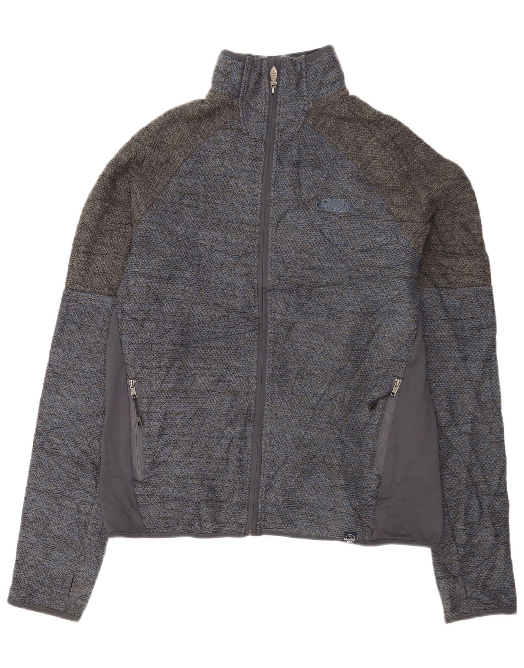 Ανδρική αθλητική φόρμα Weird Fish Top Jacket Large Blue Colourblock Polyester