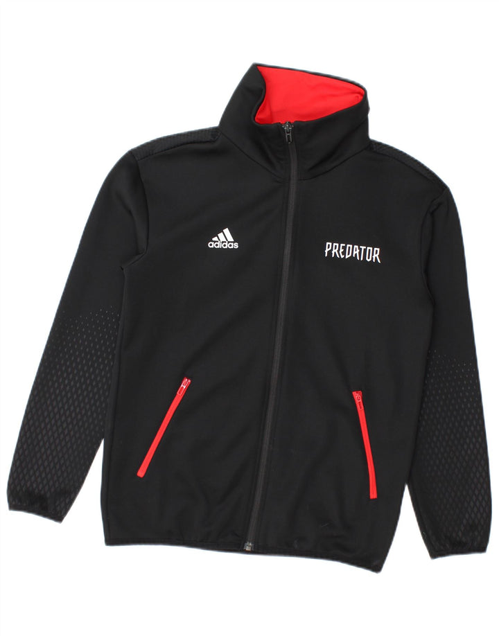 Μπουφάν Adidas Boys Predator Graphic αθλητική φόρμα 11-12 ετών Μαύρο