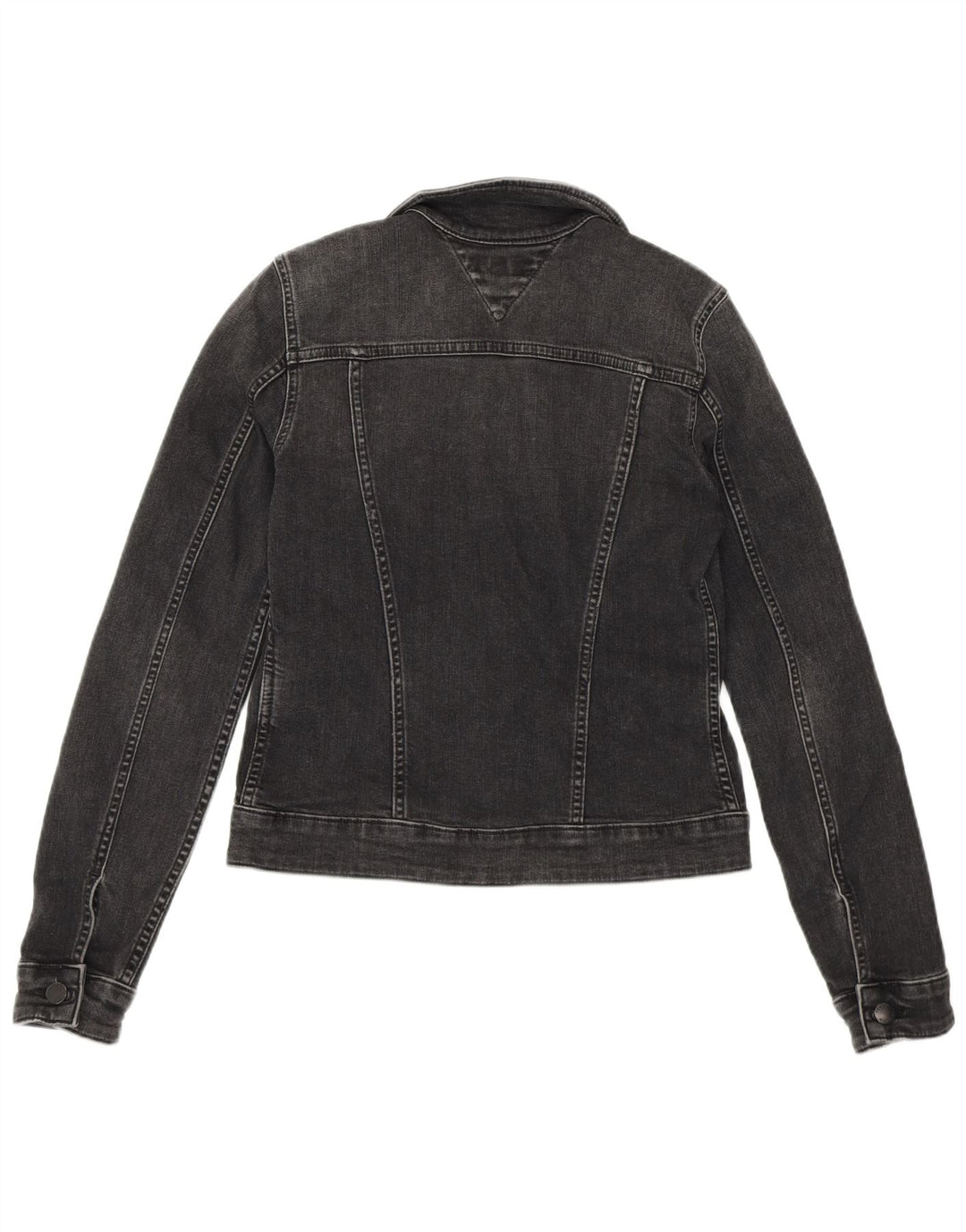 Tommy Hilfiger Γυναικείο Τζιν Μπουφάν US 6 Μεσαίο Γκρι Βαμβακερό