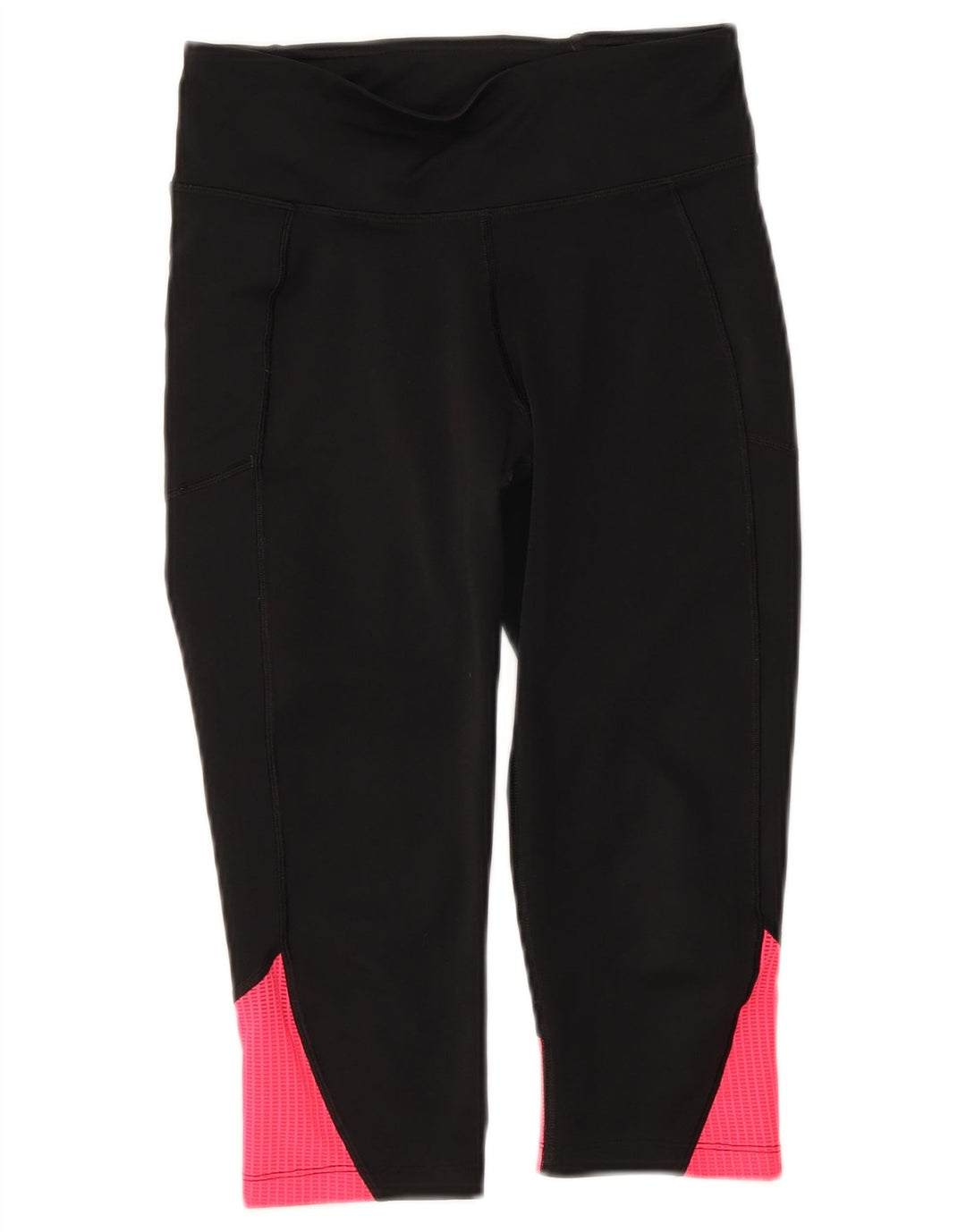 Under Armour Γυναικεία Κάπρι Κολάν UK 8 Small Black Colourblock