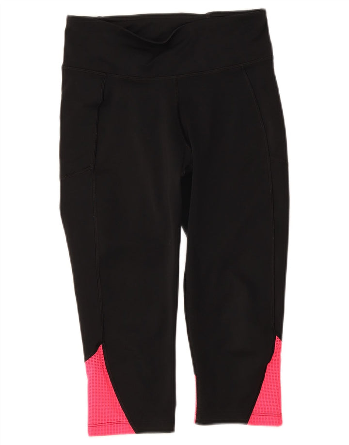 Under Armour Γυναικεία Κάπρι Κολάν UK 8 Small Black Colourblock
