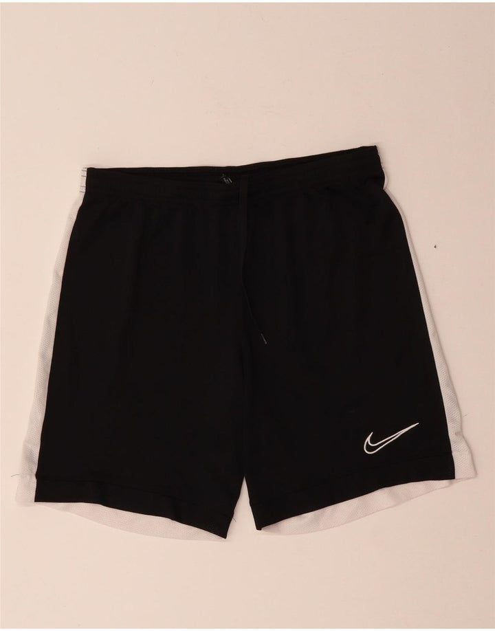 Γυναικείο αθλητικό σορτς Nike Dri Fit UK 14 μεσαίου μαύρου πολυεστέρα