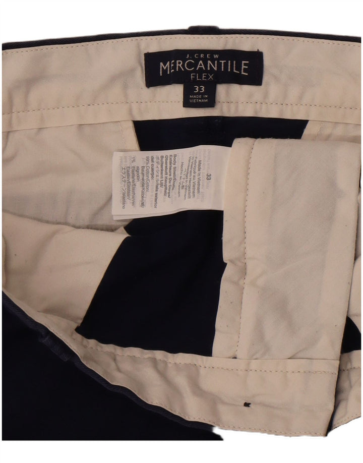 Ανδρικό σορτς chino J. Crew Flex με κανονική εφαρμογή W33 μεσαίο μπλε βαμβακερό