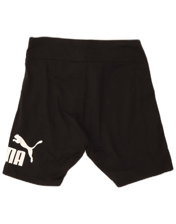 Γυναικείο γραφικό αθλητικό σορτς Puma UK 14 μεγάλο μαύρο βαμβακερό