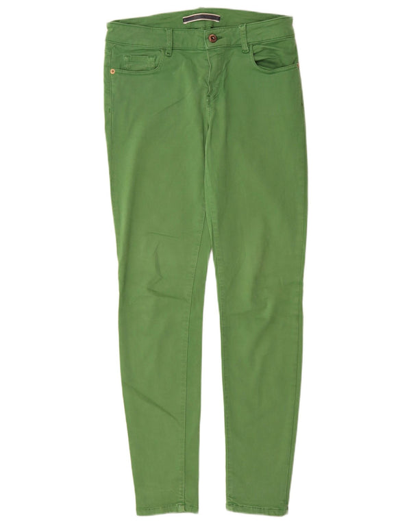 MASSIMO DUTTI Γυναικείο Skinny Casual Παντελόνι EU 38 Small W28 L29 Green