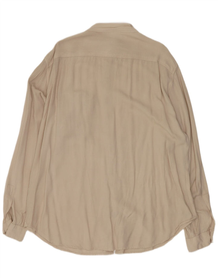Ανδρικό πουκάμισο C&A Μέγεθος 43/44 XL Μπεζ βισκόζη