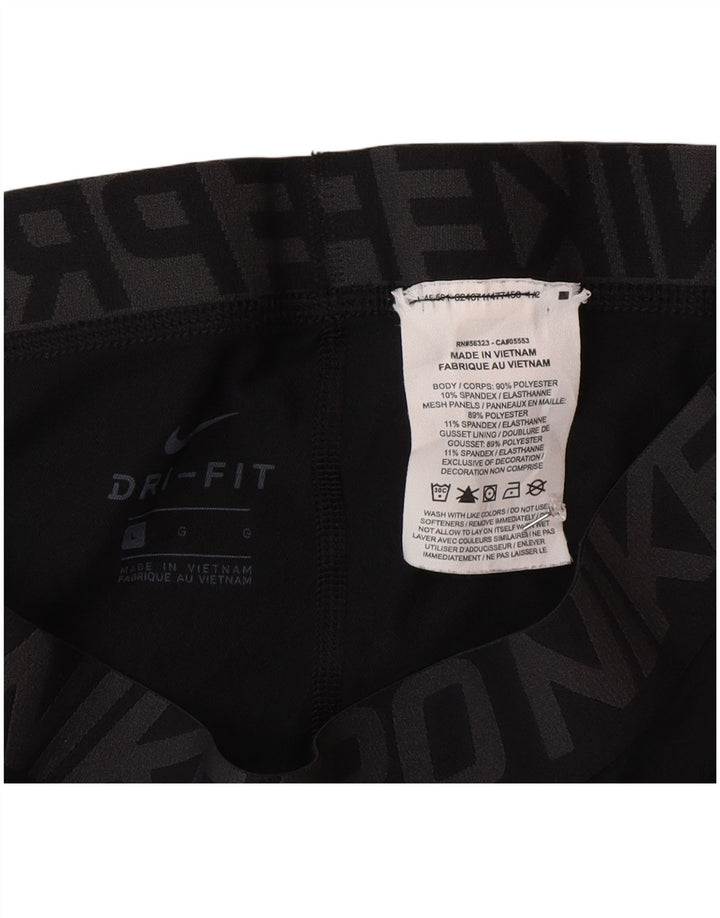 Ανδρικά γραφικά κολάν Nike Dri Fit Μεγάλο μαύρο πολυεστέρα