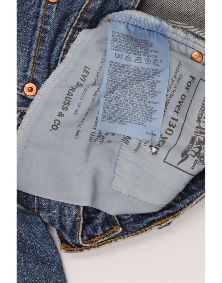 Levi's Womens 525 Bootcut Jeans W33 L34 Blue Cotton
