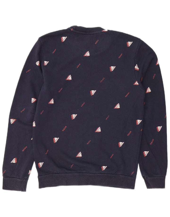 Ανδρικό γραφικό φούτερ ADIDAS Jumper Small Navy Blue