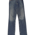LEVI'S Γυναικείο τζιν 501 ίσιο W37 L34 Μπλε βαμβακερό