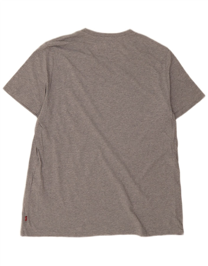 Ανδρικό γραφικό T-Shirt Levi's Top 2XL Γκρι βαμβακερό