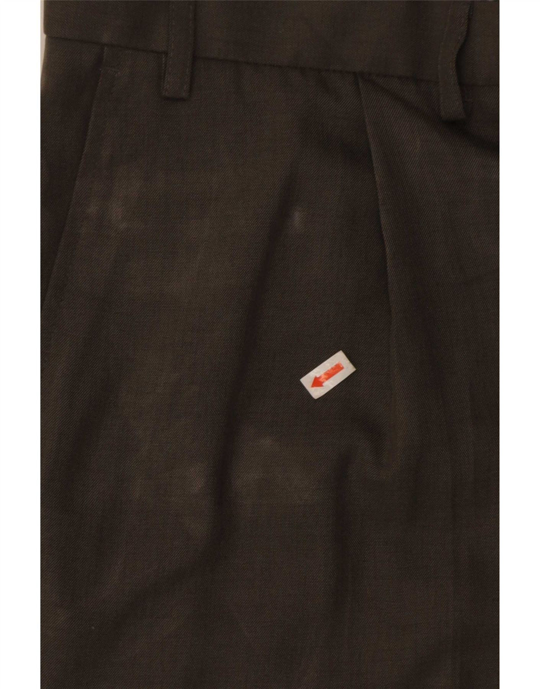Marks & Spencer Ανδρικό παντελόνι με καρφίτσα W40 L31 Khaki Polyester
