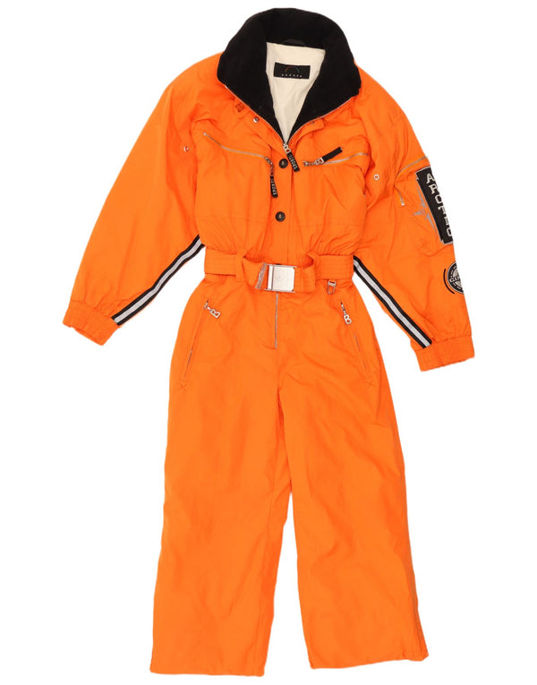 Γυναικεία φόρμα γραφικών σκι Bogner UK 12 Medium Orange Colourblock