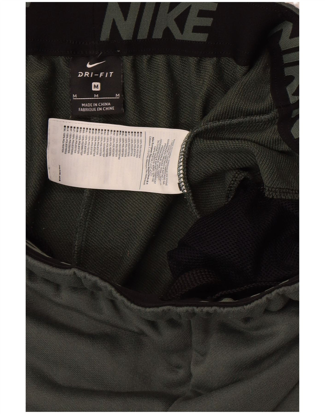 Ανδρική φόρμα NIKE Dri Fit Παντελόνι Joggers Μεσαίου πράσινου πολυεστέρα