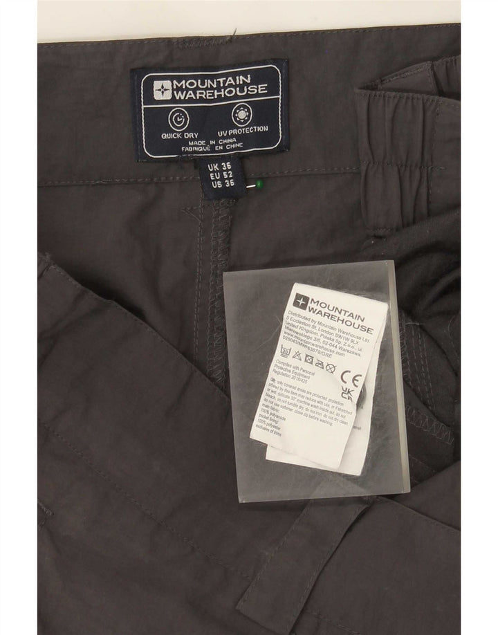 Ανδρικό σορτς φορτίου Mountain Warehouse W36 Large Grey Polyamide