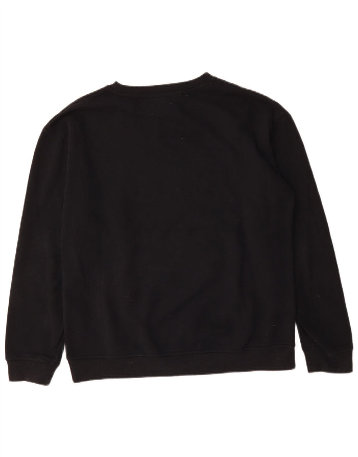 Ellesse Γυναικείο Φούτερ γραφικό Jumper UK 12 Μεσαίο μαύρο βαμβακερό