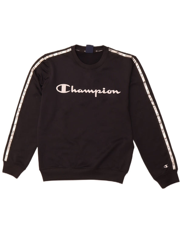 CHAMPION Ανδρική γραφική φούτερ Jumper XS Navy Blue Polyester