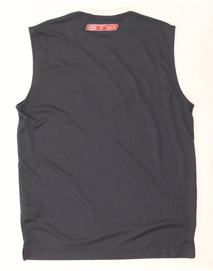 Ανδρικό γραφικό γιλέκο Sergio Tacchini Top Medium Grey Polyester