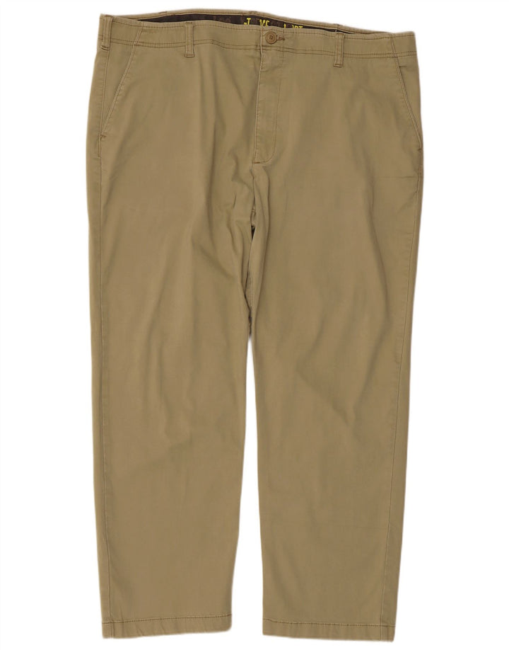 LEE Ανδρικό X-treme Comfort ίσιο παντελόνι Chino W44 L30 Χακί βαμβακερό