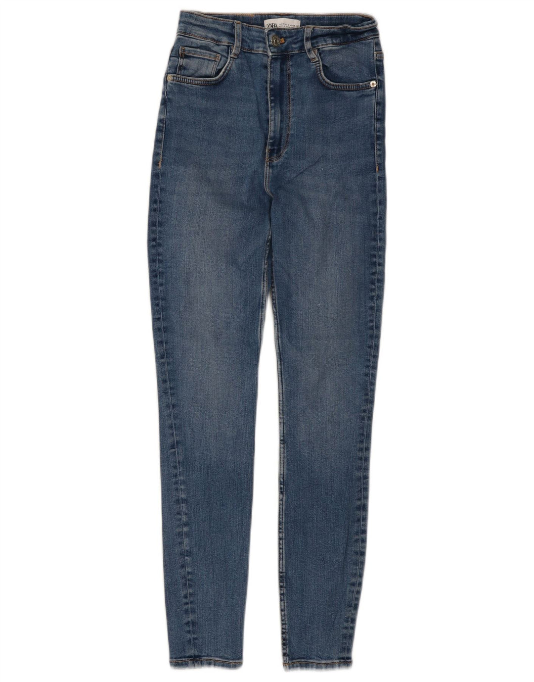 ZARA Γυναικείο Skinny Jeans EU 36 XS W26 L27 Blue