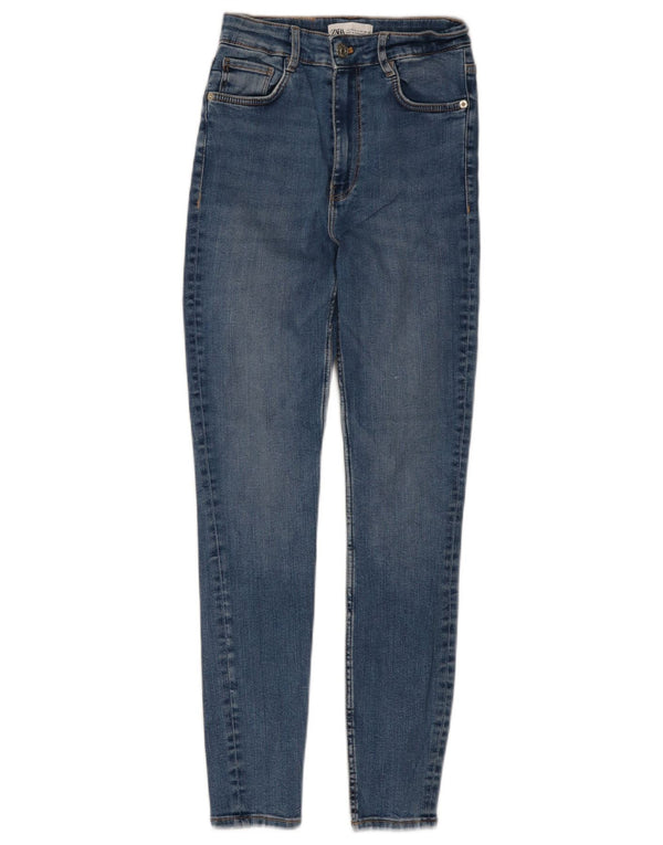 ZARA Γυναικείο Skinny Jeans EU 36 XS W26 L27 Blue