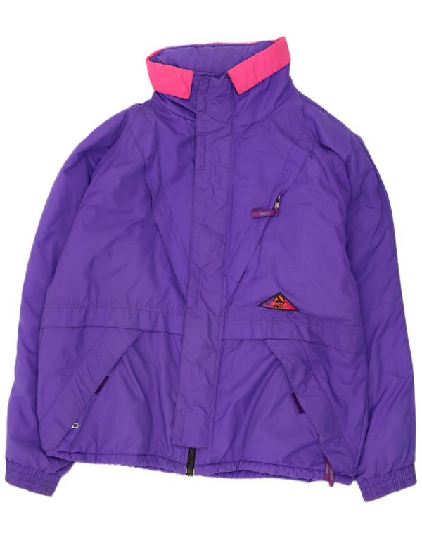 Aesse Ανδρικό μπουφάν σκι με κουκούλα UK 40 Large Purple Colourblock