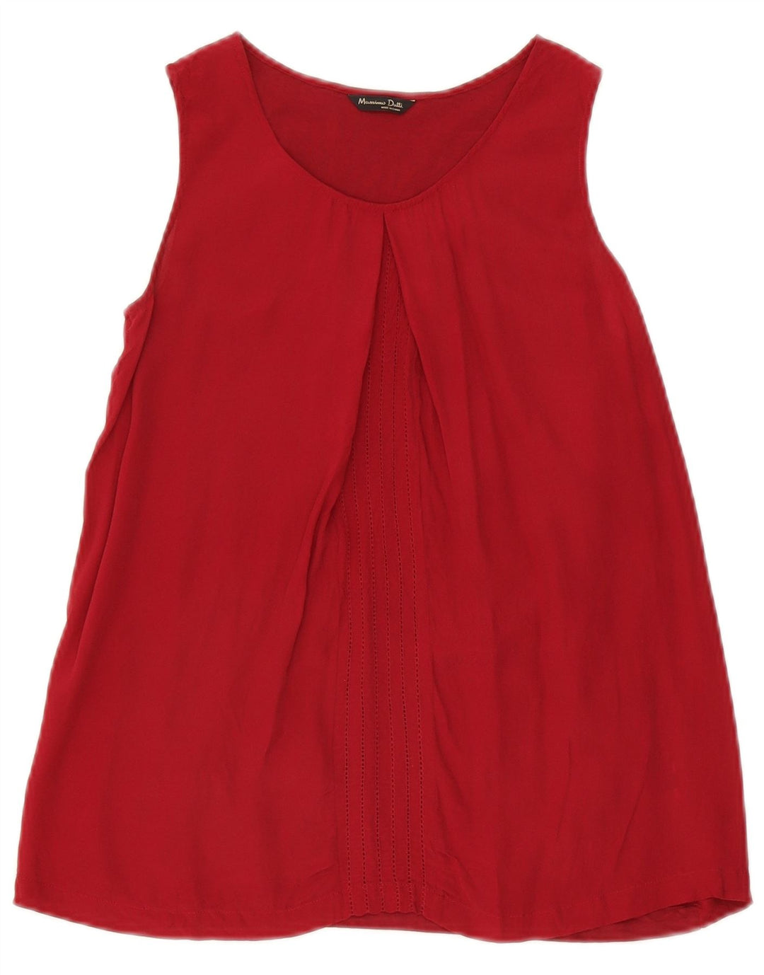Massimo Dutti Γυναικεία Αμάνικη Μπλούζα Τοπ UK 10 Small Red