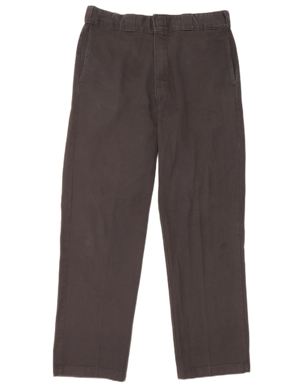 Ανδρικό ίσιο παντελόνι Chino Dickies W34 L32 Μαύρο πολυεστέρα