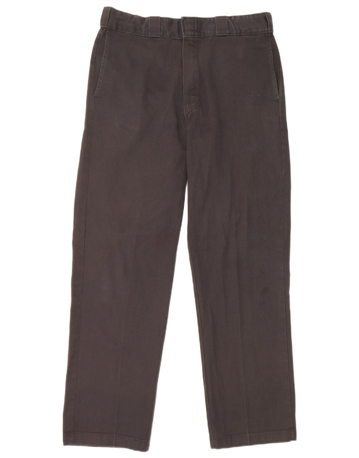 Ανδρικό ίσιο παντελόνι Chino Dickies W34 L32 Μαύρο πολυεστέρα