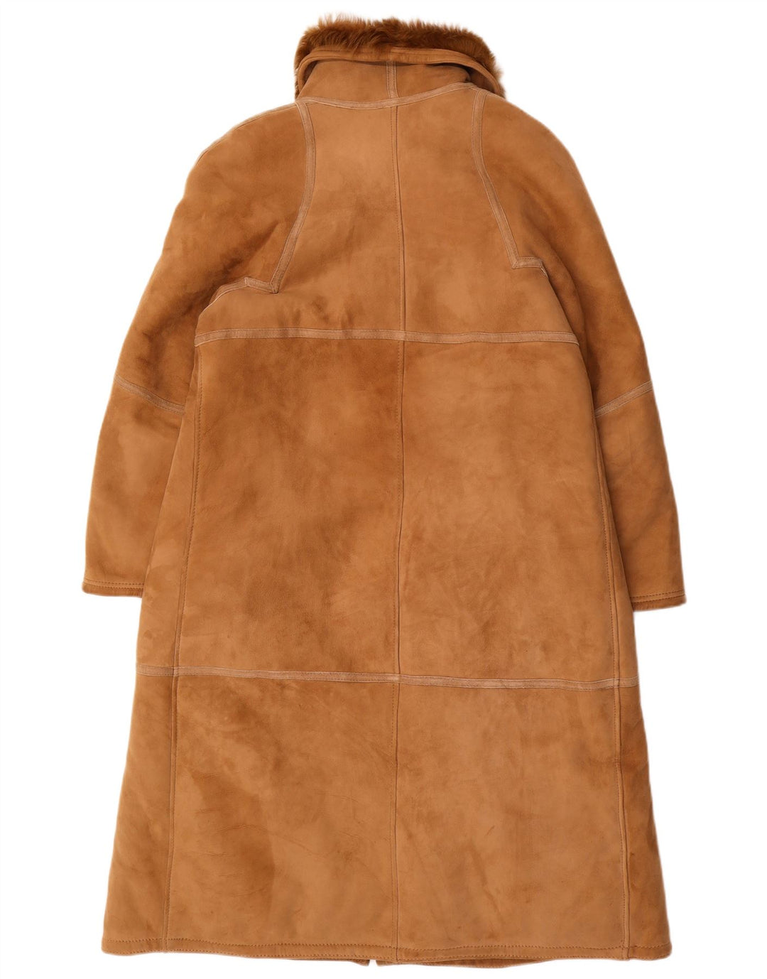 VINTAGE Γυναικείο Shearling Coat IT 44 Medium Brown Shearling