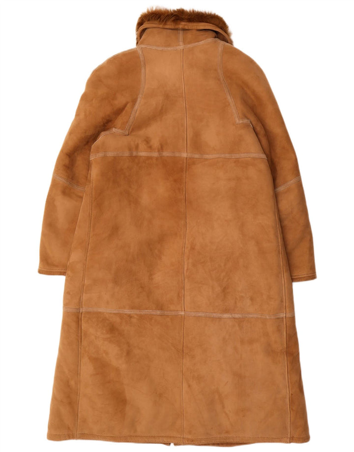 VINTAGE Γυναικείο Shearling Coat IT 44 Medium Brown Shearling