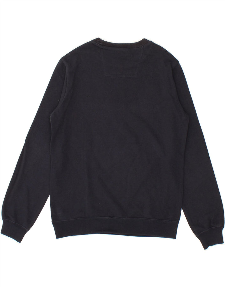 CHAMPION Boys Graphic Sweatshirt Jumper 9-10 Years Medium Navy Blue Cotton Vintage Champion and Second-Hand Champion from Messina Hembry 