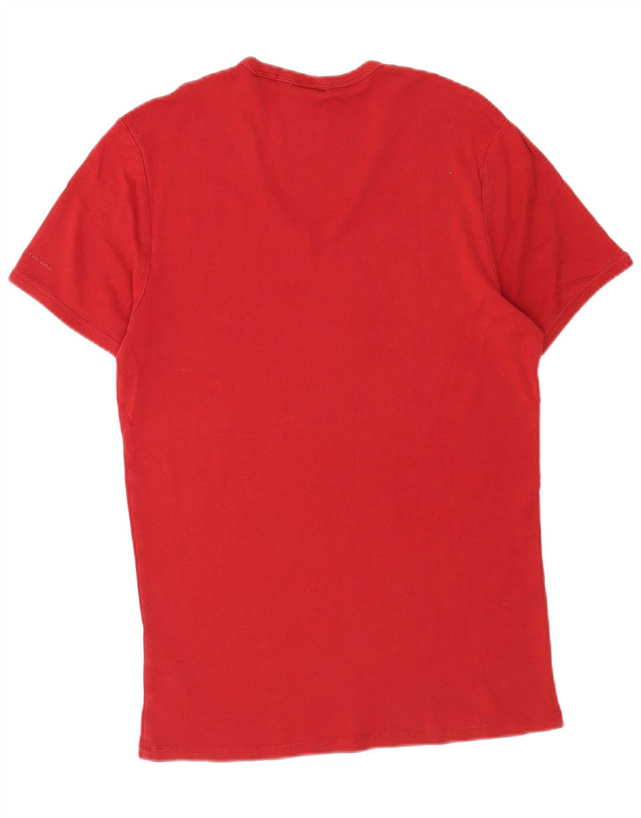 Ανδρικό T-Shirt G-Star Top μεγάλο κόκκινο βαμβακερό