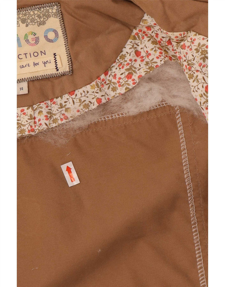 Marks & Spencer Γυναικείο Μπουφάν Indigo Hooded Utility UK 14 Large Beige
