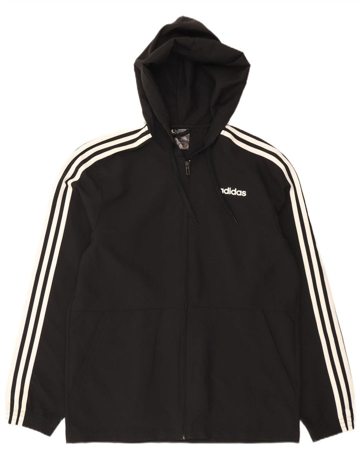 Ανδρική αθλητική φόρμα Adidas με κουκούλα Top Jacket Small Black Polyester