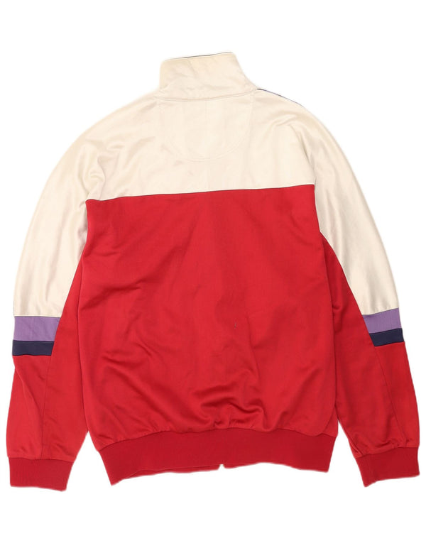 Ανδρική αθλητική φόρμα γραφικών Asics Top Jacket IT 52 Large Red Colourblock