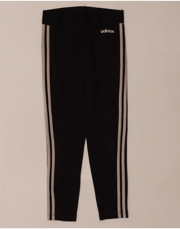 Γυναικείο κολάν Adidas UK 8 Small μαύρο βαμβακερό