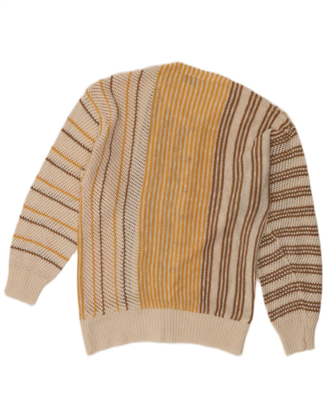 Cellini Γυναικεία Ζακέτα UK 12 Medium Off White ριγέ