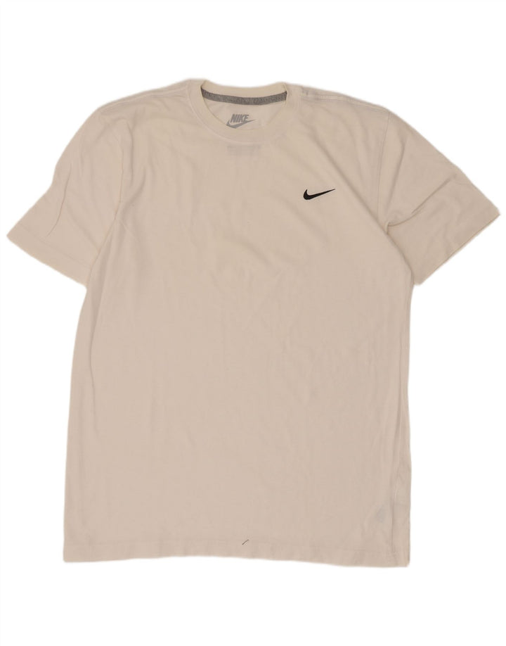 Ανδρικό T-shirt με κανονική εφαρμογή Nike, μεγάλο λευκό βαμβακερό