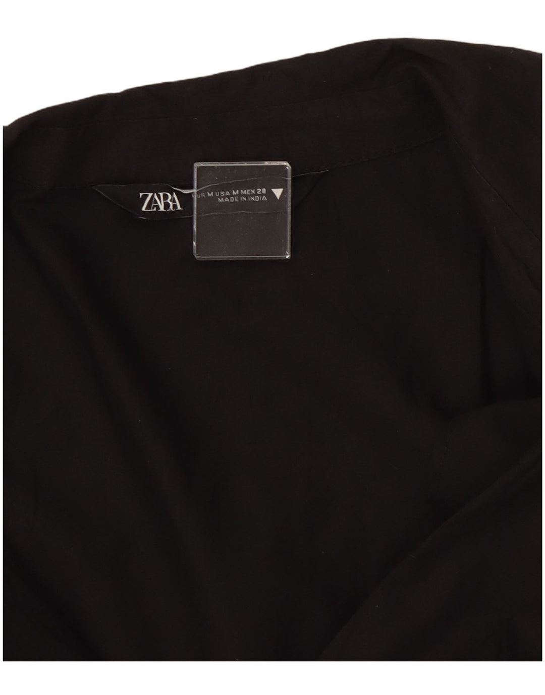 Zara Γυναικείο πουκάμισο UK 14 Μεσαίο Μαύρο