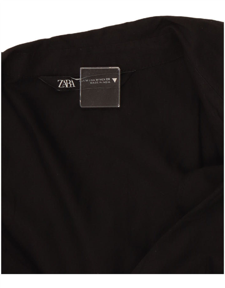 Zara Γυναικείο πουκάμισο UK 14 Μεσαίο Μαύρο