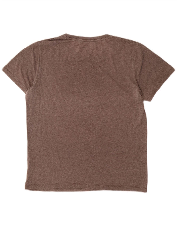 Jack & Jones Ανδρικό γραφικό T-Shirt Top Large Grey Flecked Polyester