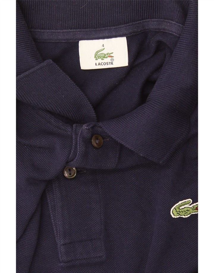 Ανδρικό πουκάμισο πόλο Lacoste, νούμερο 4, Βαμβακερό, μεσαίο ναυτικό μπλε