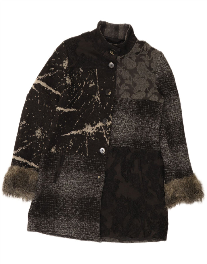 Γυναικείο πανωφόρι Desigual EU 44 XL Grey Patchwork Polyester