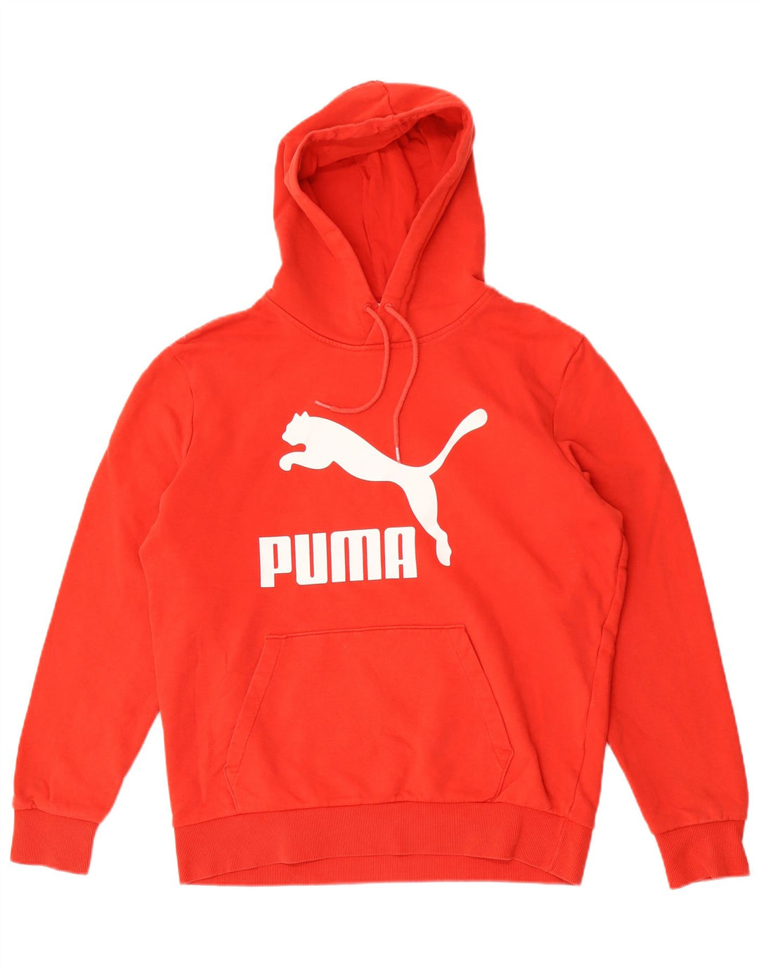 Ανδρικό γραφικό κουκούλα Puma, μεσαίο κόκκινο βαμβακερό