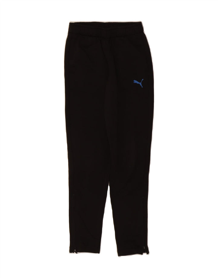 PUMA Boys Tracksuit Trousers 9-10 Years Black Vintage Puma and Second-Hand Puma from Messina Hembry 