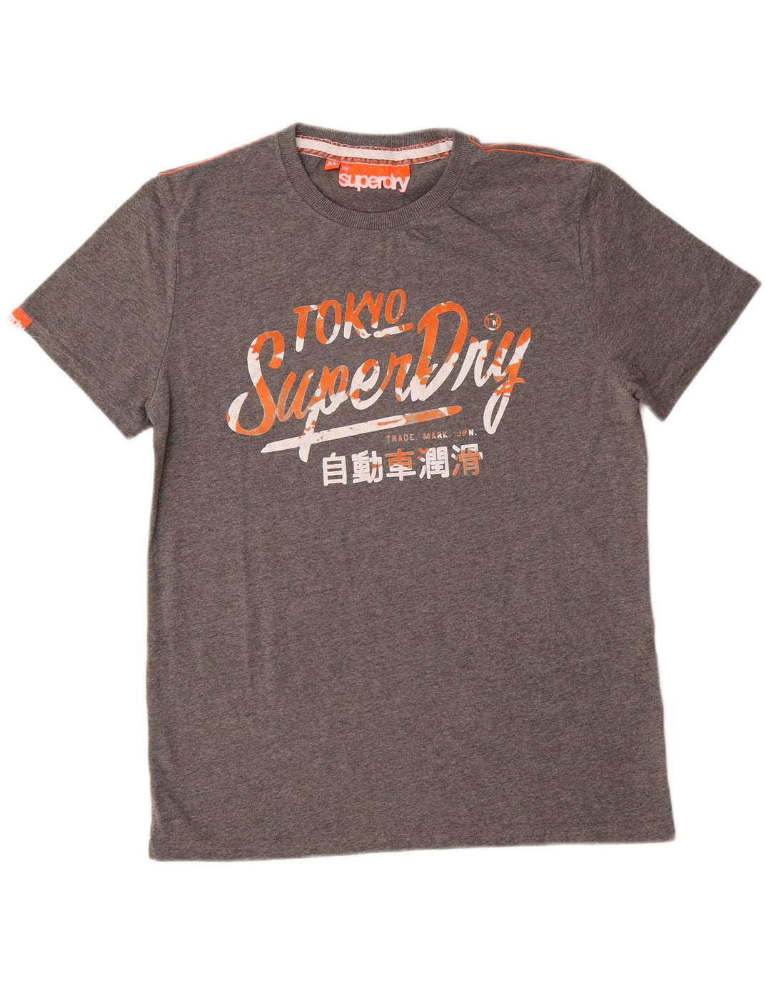 Ανδρικό γραφικό T-Shirt Superdry Top XL Γκρι βαμβακερό