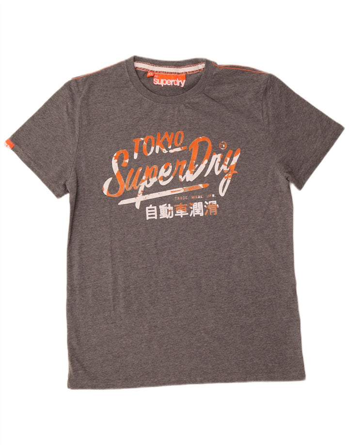 Ανδρικό γραφικό T-Shirt Superdry Top XL Γκρι βαμβακερό