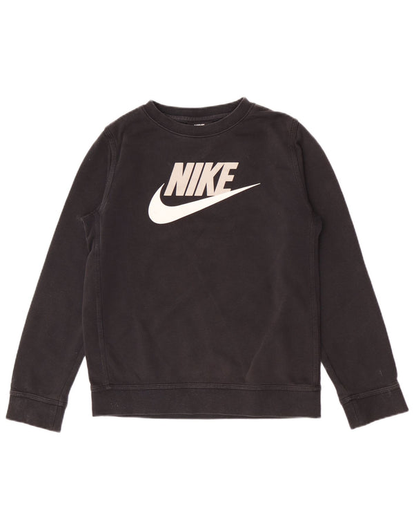 Φούτερ Nike Girls Graphic Standard Fit Jumper 10-11 ετών Medium Black