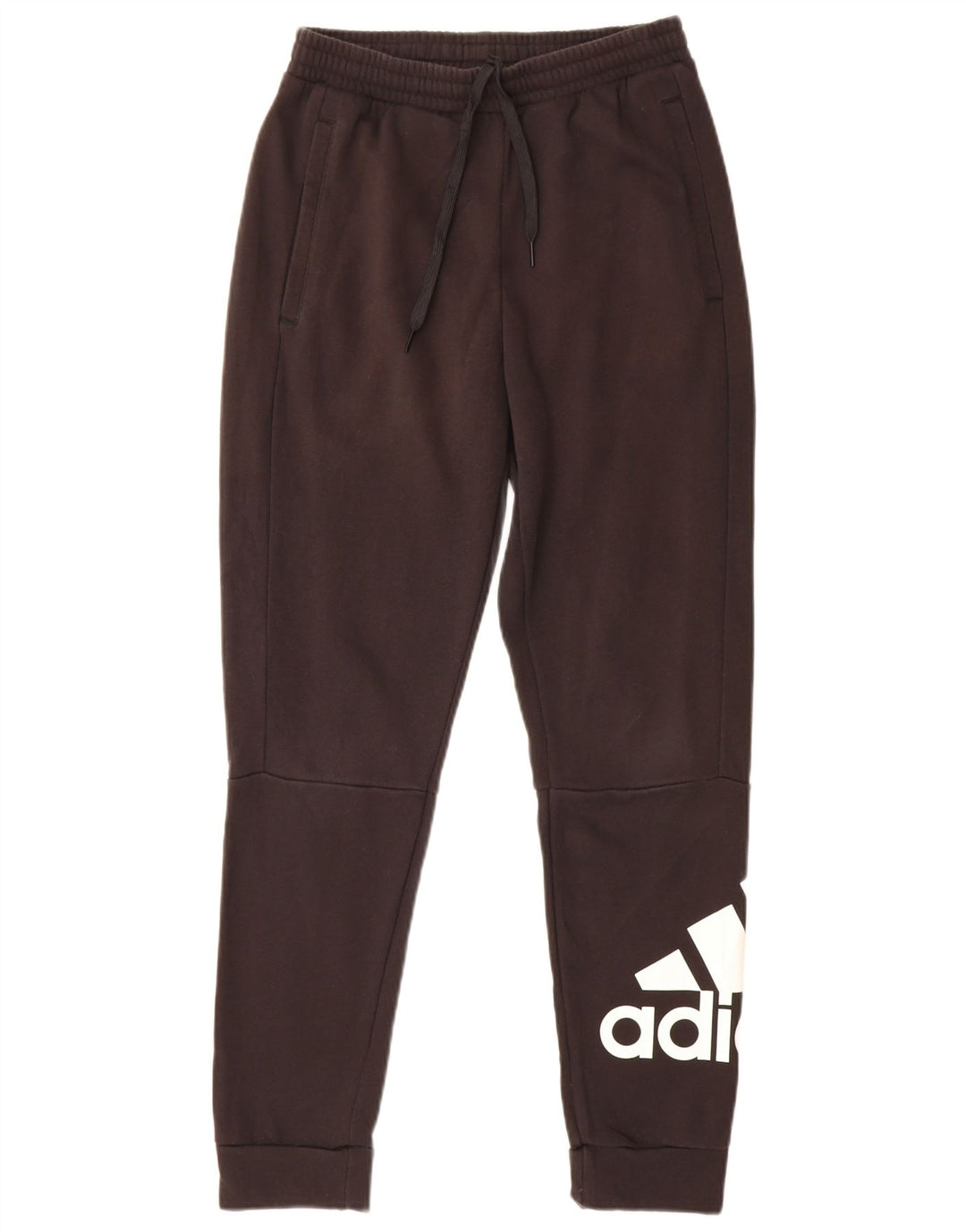 Ανδρική φόρμα ADIDAS Graphic Παντελόνι Joggers Μικρό Μαύρο Βαμβακερό